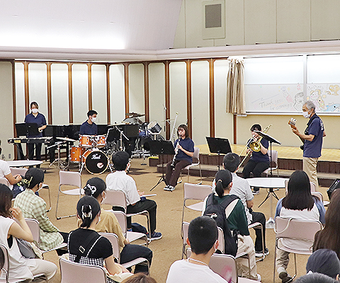 吹奏楽部ミニ演奏
